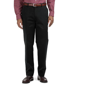 Clark Fit Plain-Front Lightweight Advantage Chinos - Black